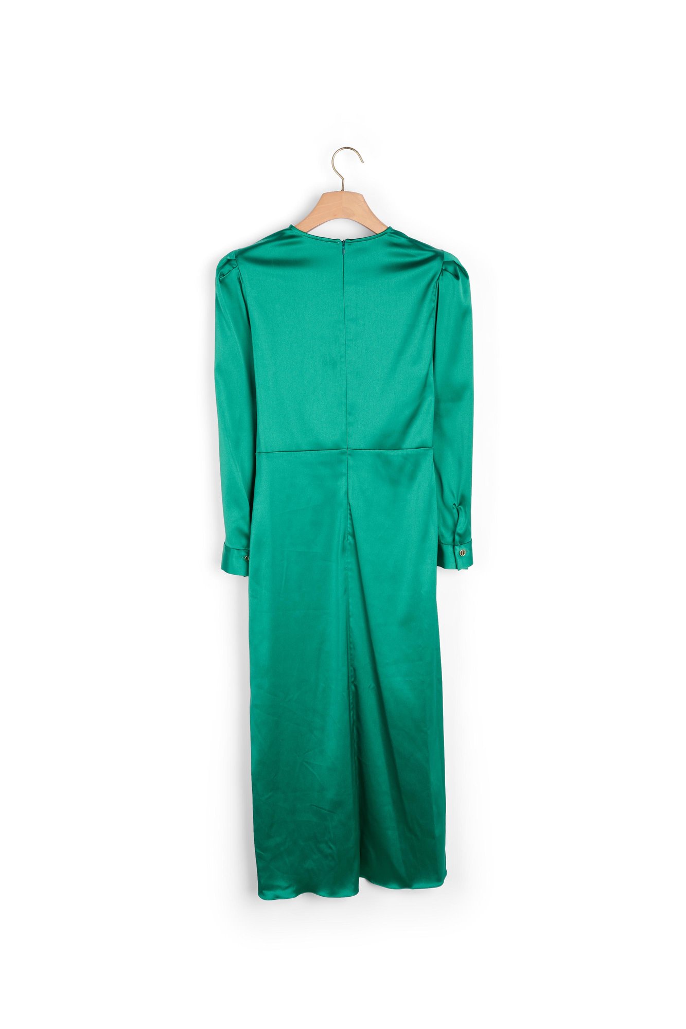 Foto del producto Vestido satinado con volantes número 1