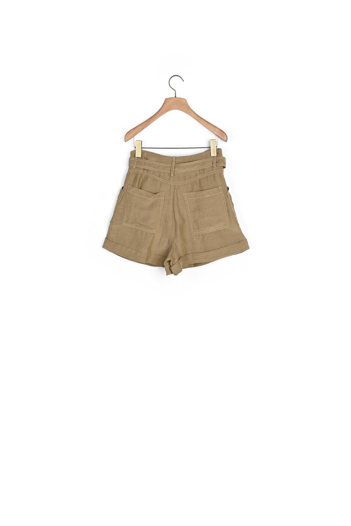 High-waisted shorts