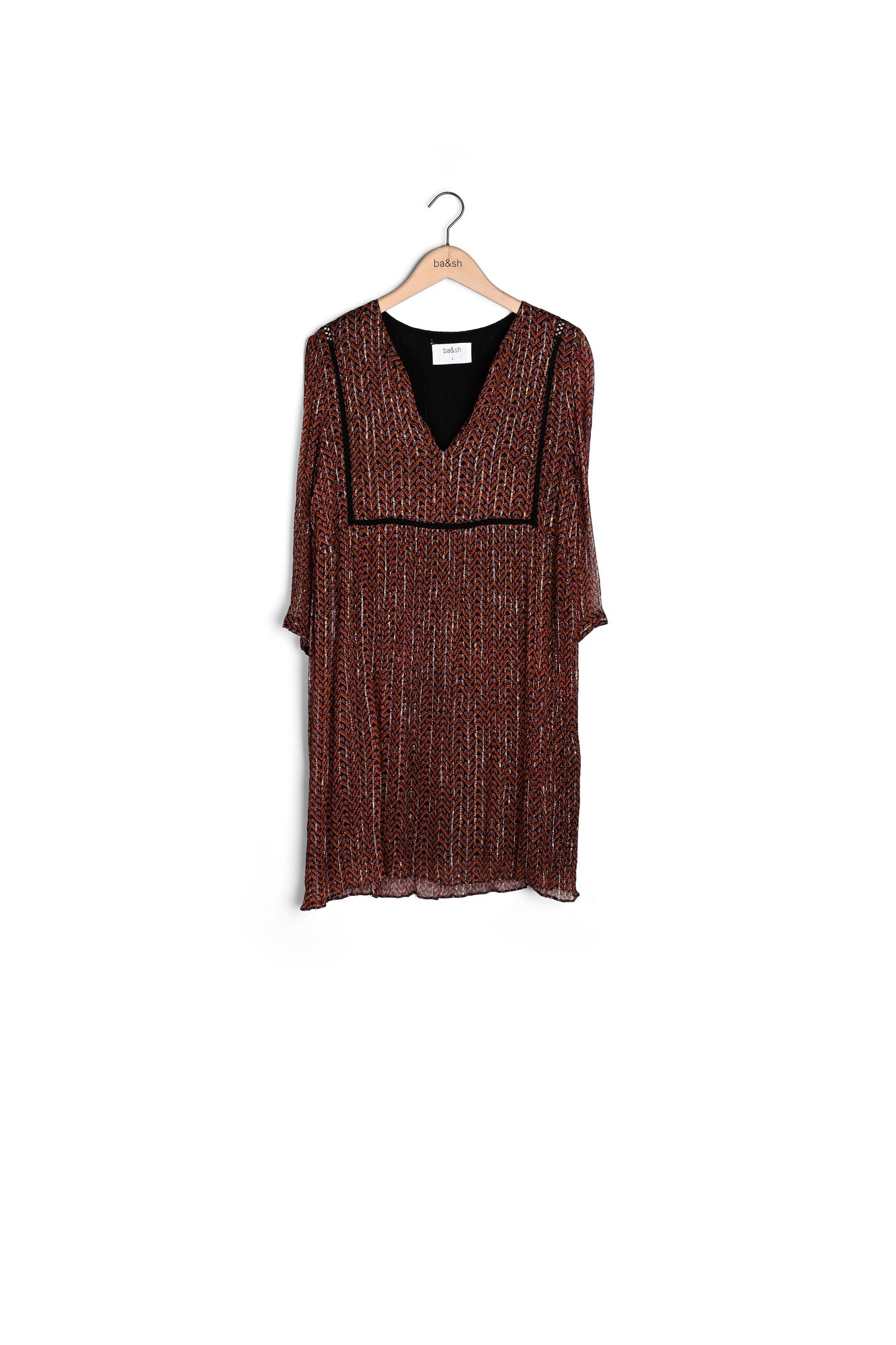 green emerald velvet dress Bash Paris Fingston Dress