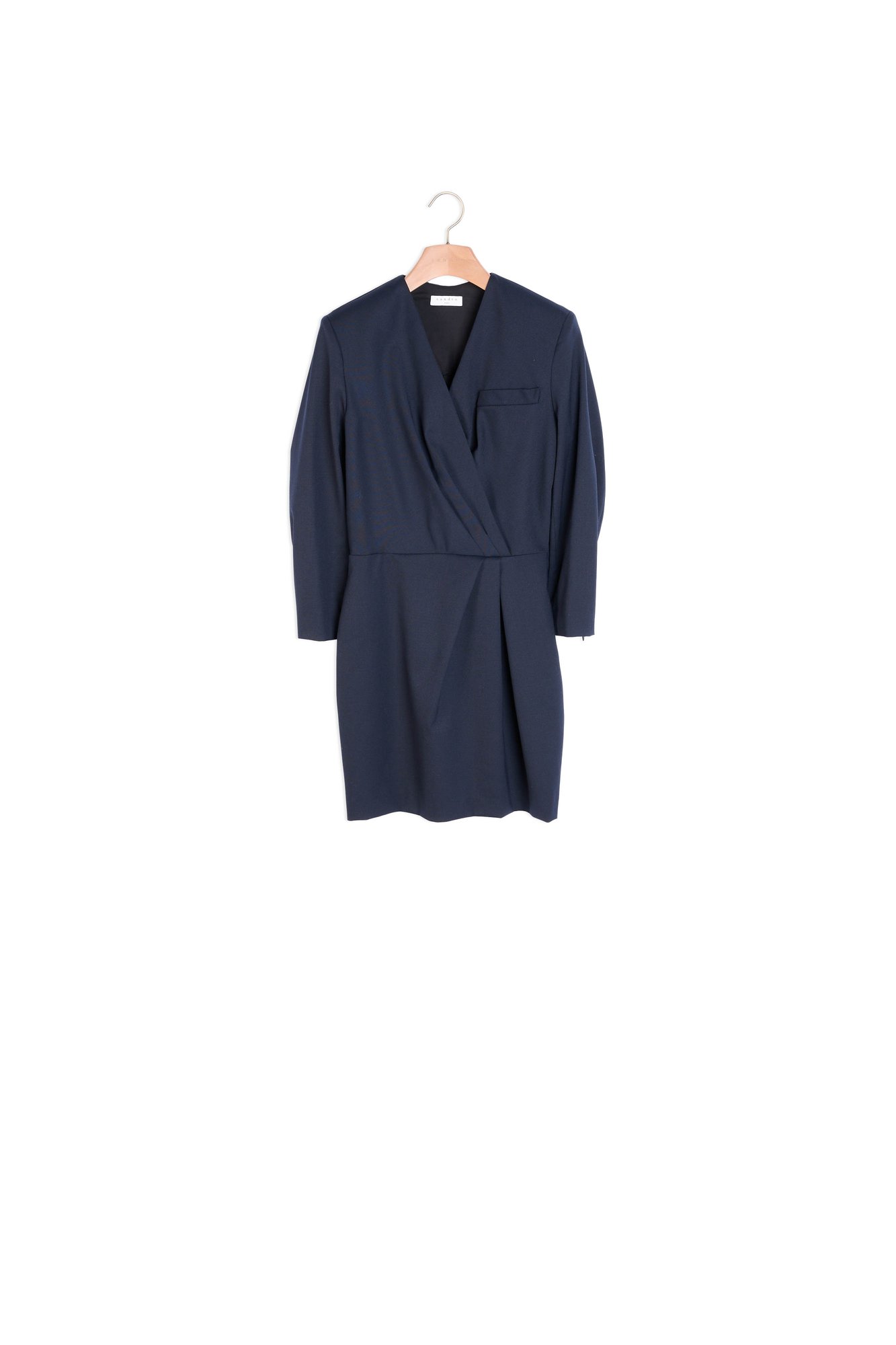 Short dress with low neckline Sandro second-hand photo 1