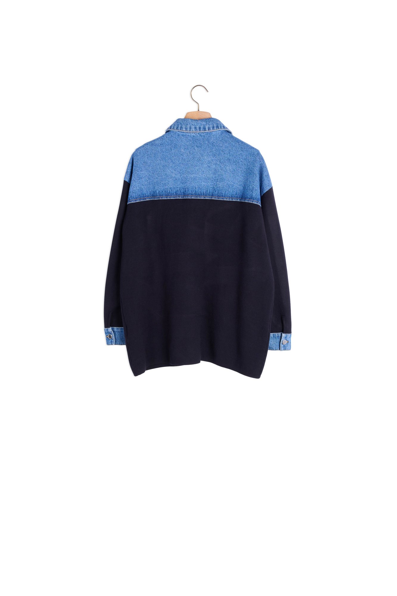 Photo produit Cardi-coat bi-matière esprit Veste numéro 1