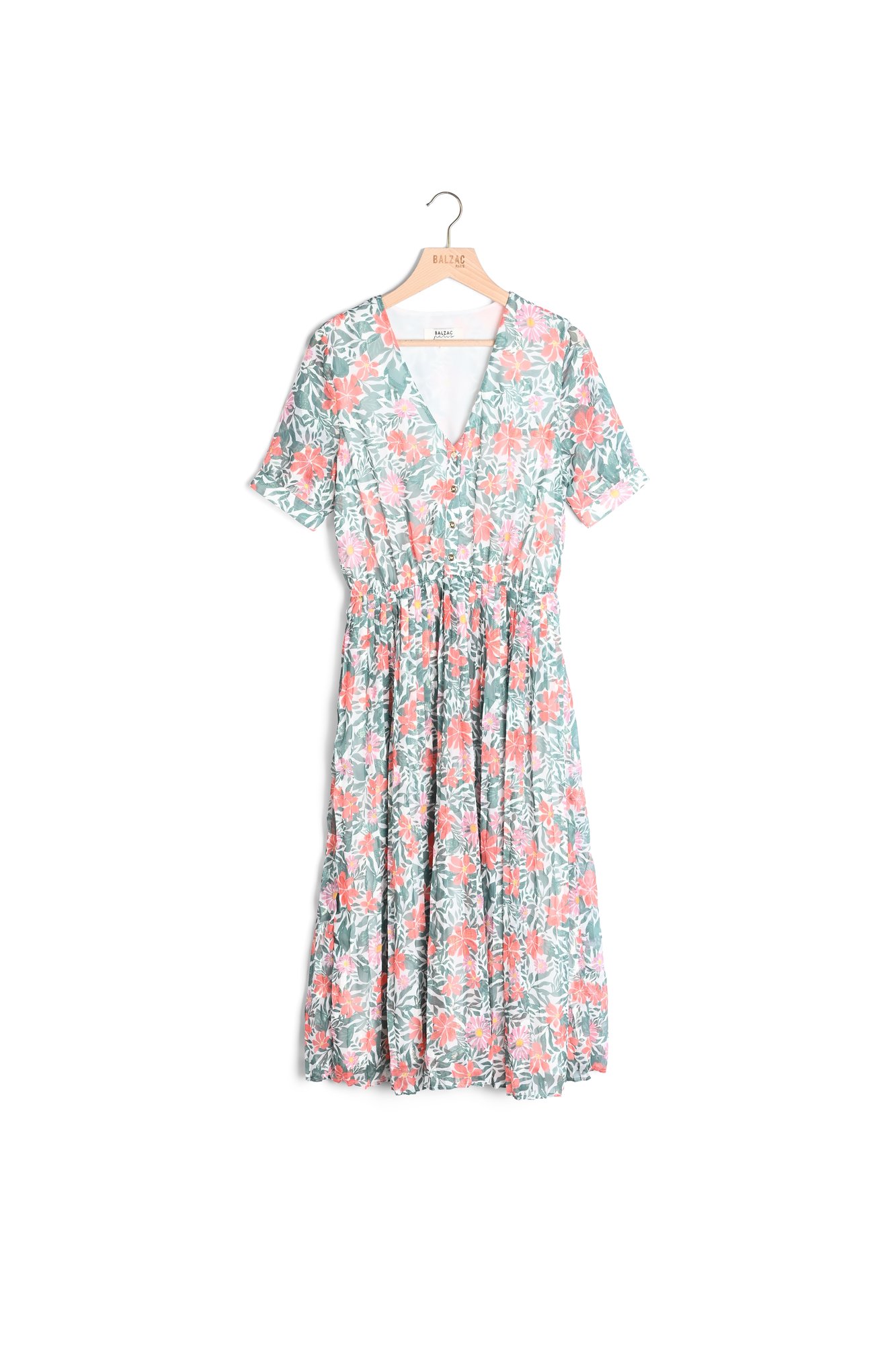 Photo produit ROBE ELMA FLEURS IRISÉES numéro 0