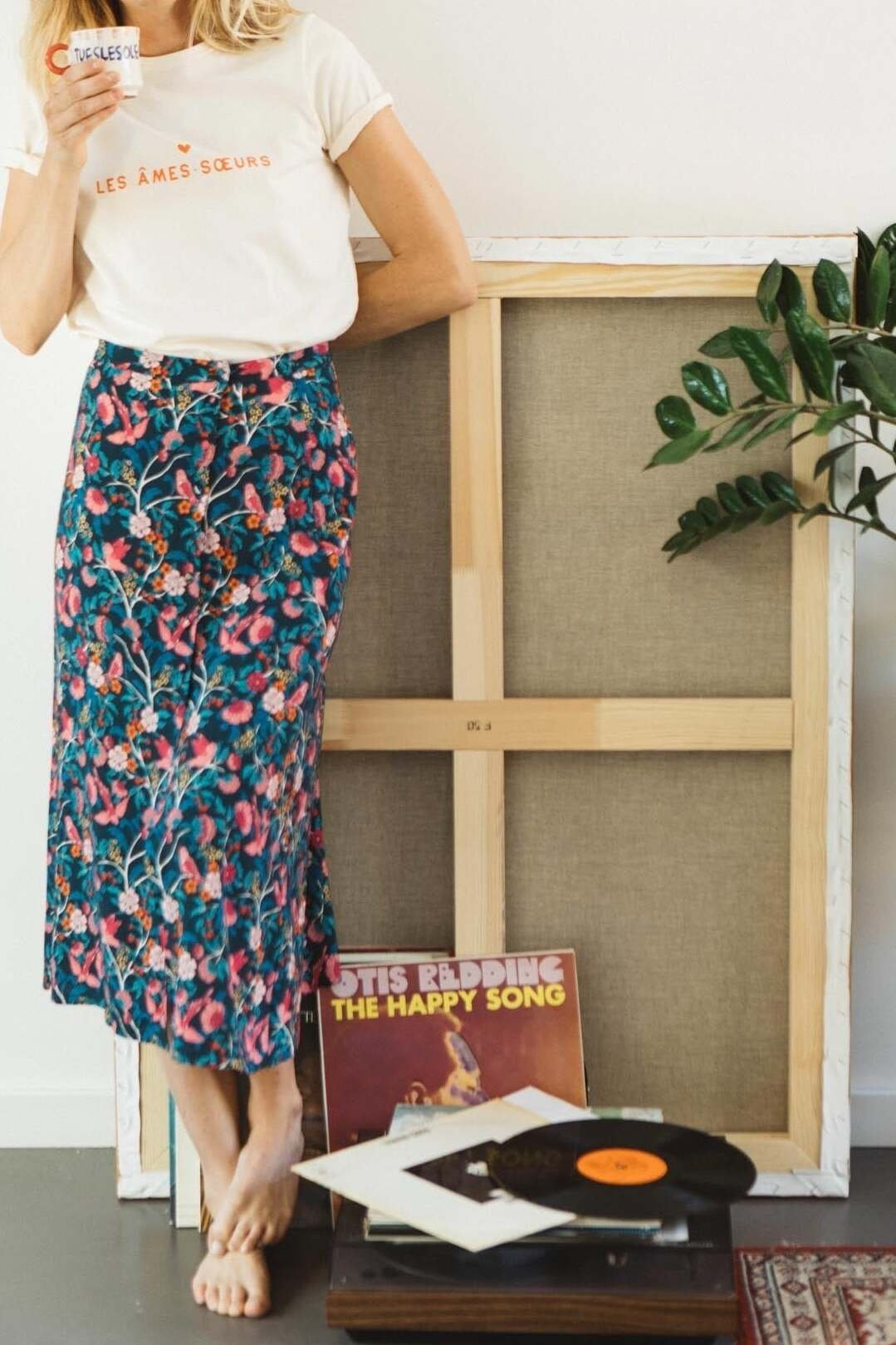 Photo produit JUPE ERINE IMPRIMÉ OISEAUX numéro 1