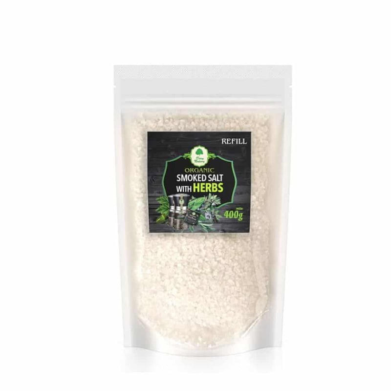 Organic Smoked Salt with Herbs Refill