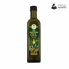 Sea Buckthorn Organic Oil, 100% Pure, Cold Pressed, Certified