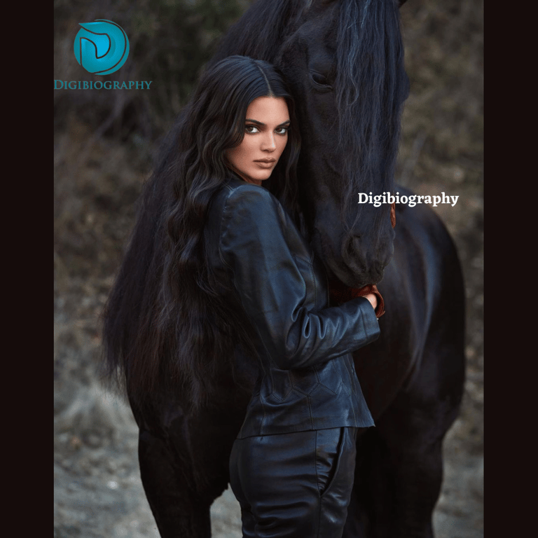 Kendall Jenner had a photo with the house in the hill station while wearing the same horse color black jacket