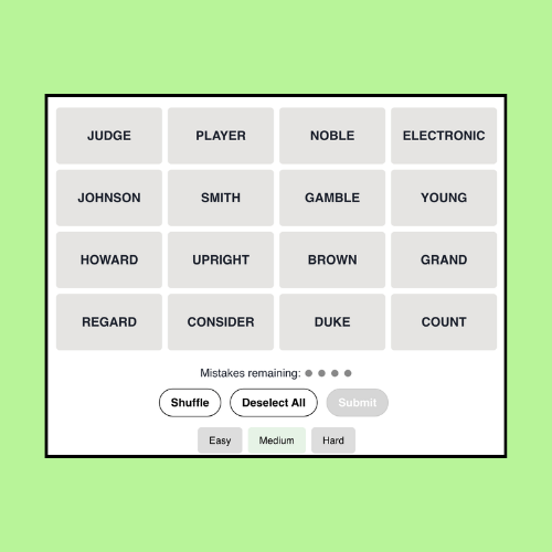 Take your time to understand the meaning of each word and think about how they might relate to the puzzle.