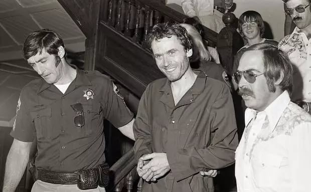 Ted Bundy Arrested by the Police.