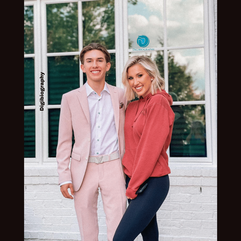 Savannah Chrisley stands with the boy out of their house