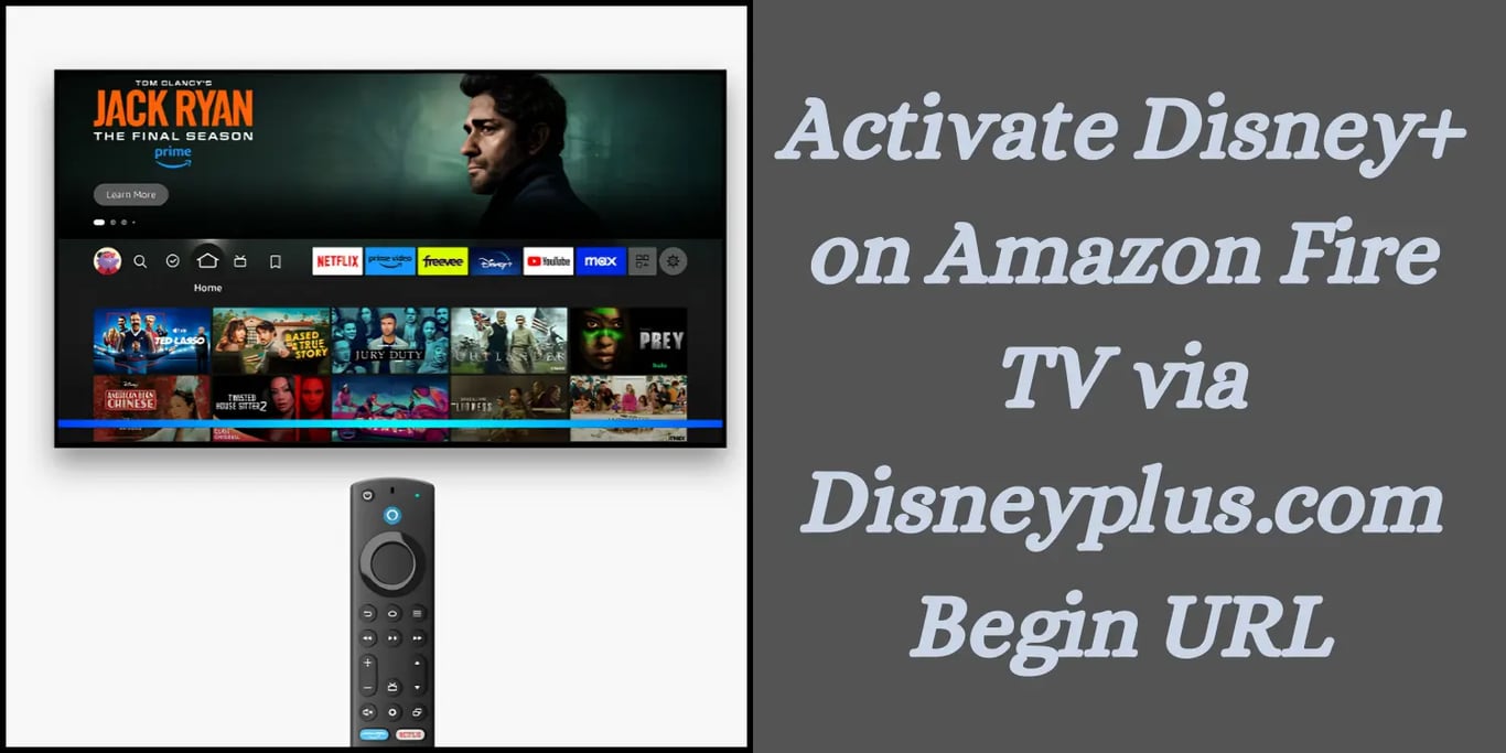 Connecting to disney+ on amazon and receiving 8 digit code and Disneyplus.com/begin URL