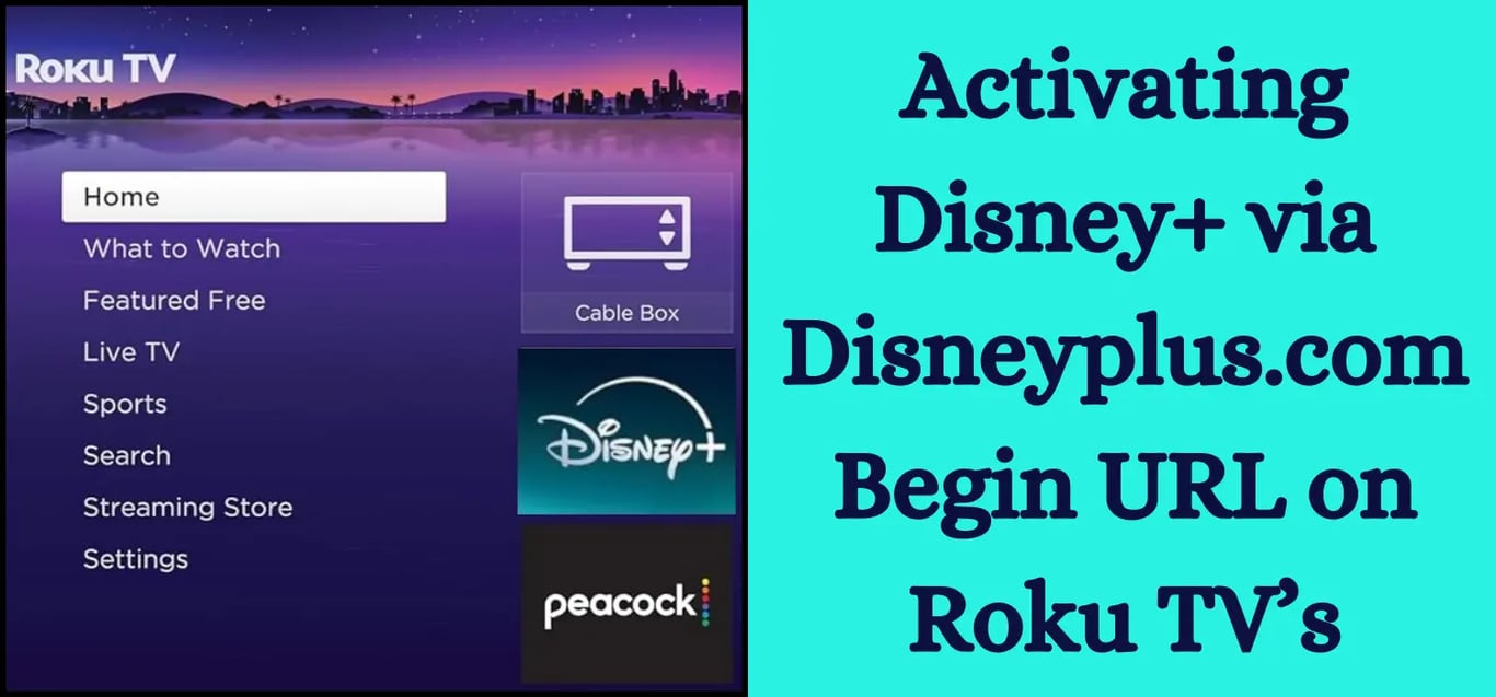Navigating to Disney+ through Homepage button