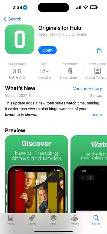 Download Hulu APP from App Store or Play Store
