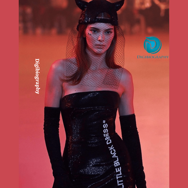 Kendall Jenner spotted in the fancy black dress with bulf helmet