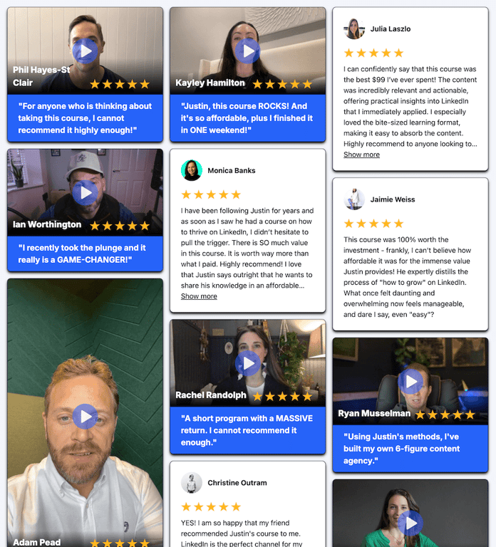 Justin Welsh — LinkedIn OS