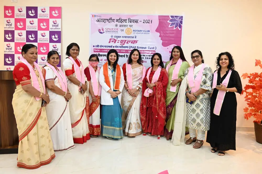 women hospital camp in udaipur