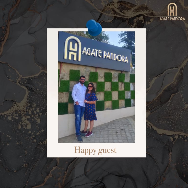 Delighted Guest at Paandora