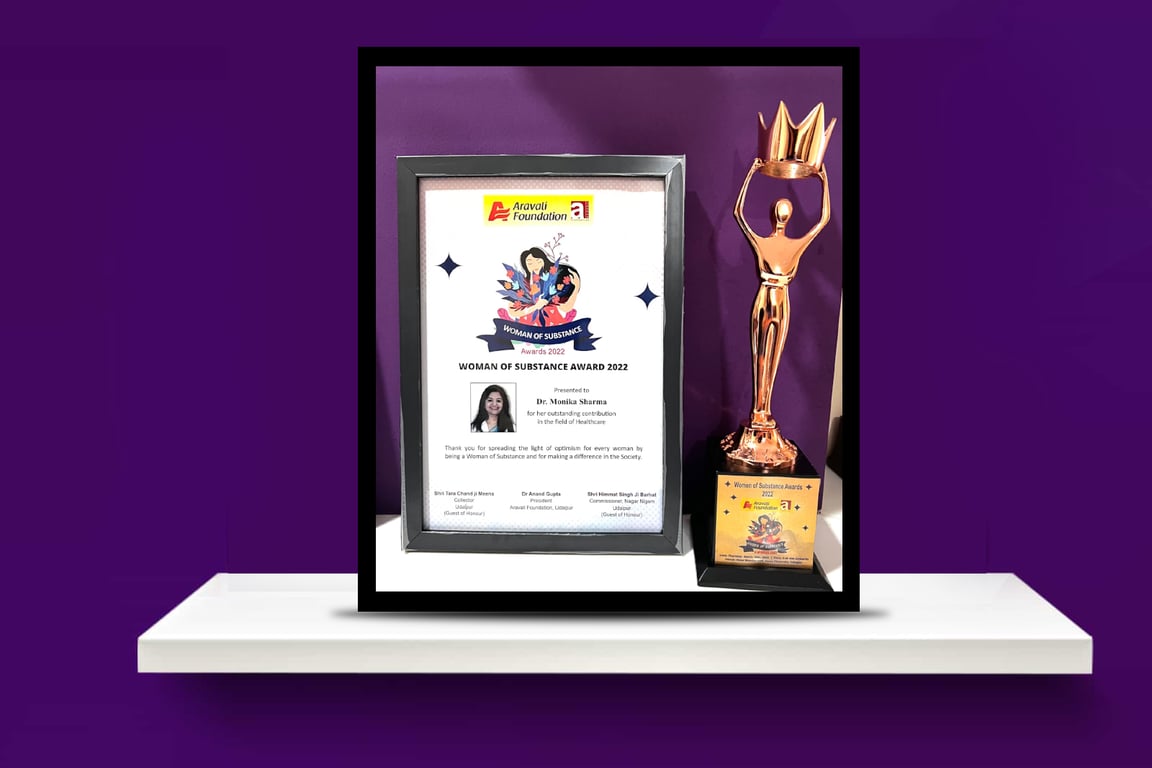 Dr. Monika Sharma Woman Of Substance Award 2022