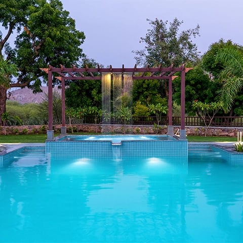 swimming pool in udaipur
