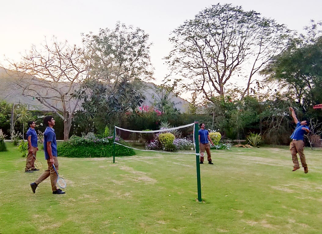 Luxury Pool Villa Resort In Udaipur- Outdor Games