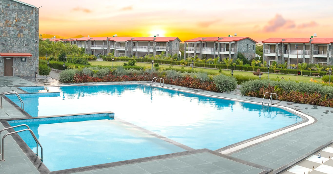 Rain Dance party in ranakpur