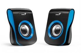 Genius SP-Q180, Stereo, 6W, Black-Blue