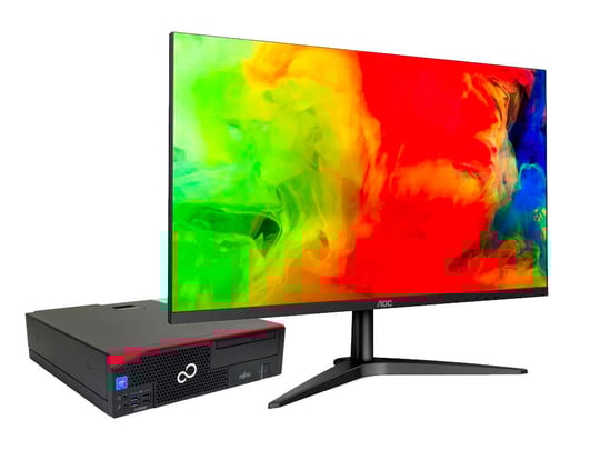 Fujitsu Esprimo D556 + 24" AOC LED 24B1H Monitor (Quality New) - 2070447 #1