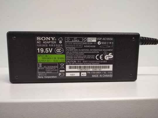 Sony 75W 6,5 x 4,4mm, 19,5V Power adapter - 1640190 (használt termék) #1