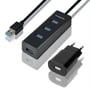 AXAGON HUE-S2BP, 4x USB3.0 Charging Hub 1.2m + AC Adapter USB hub - 2000010 thumb #2