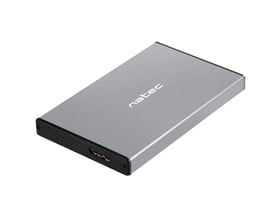 Natec External Box for HDD 2,5" USB 3.0 Rhino Go, Gray, NKZ-1281