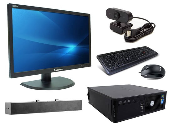 Dell OptiPlex 760 DT + 22" Monitor Lenovo ThinkVision LT2252p (Quality Silver) + Speaker + FullHD Webkamera + Klávesnica a Myš - 2070212 #1