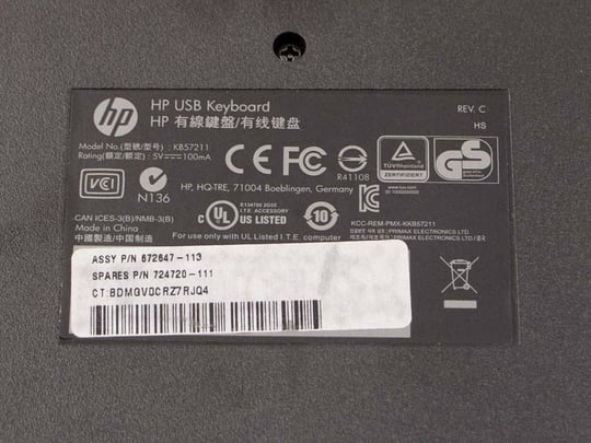 HP EU KB57211 Klávesnica - 1380119 (použitý produkt) #3