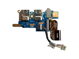 HP for EliteBook 840 G7, 840 G8, USB, Audio Board With Cables (PN: 6050A3136301) - 2630447