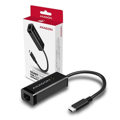 AXAGON ADE-SRC, USB3.1 Type-C - External Gigabit Ethernet Adapter ( RJ45 ),  Auto Install USB ethernet - 2240002 | furbify