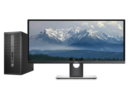HP EliteDesk 800 G2 TOWER + 28,8" Dell UltraSharp U2917W 2560 x 1080 21:9 Ultrawide IPS Monitor - 2070541 #1
