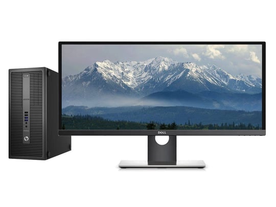 HP EliteDesk 800 G2 TOWER + 28,8" Dell UltraSharp U2917W 2560 x 1080 21:9  Ultrawide IPS Monitor PC zostava - 2070541 | furbify