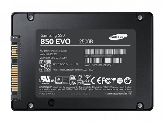 Samsung 250GB Samsung 850 EVO SSD - 1850305 | furbify