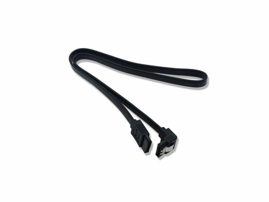 PremiumCord 0.45m SATA 3.0 data cable, 6GBs, metal latch, 90° - 1050017 #1