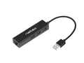 Natec Dragonfly 3x USB 2.0 HUB + RJ45 port - 2000007 thumb #1