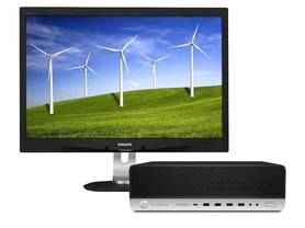 HP EliteDesk 800 G3 SFF + 24" Philips 240B4Q Monitor