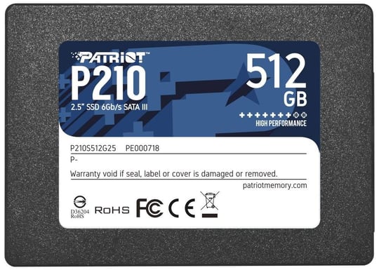 Patriot P210 512GB, P210S512G25 - 1850200 #1