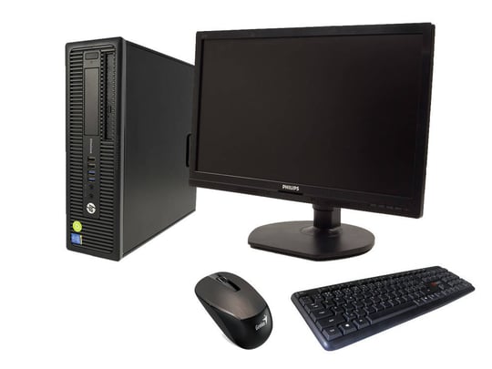 HP EliteDesk 800 G1 SFF + 21,5" Monitor Philips Brilliance 221B6L + Keyboard & Mouse - 1604105 #1