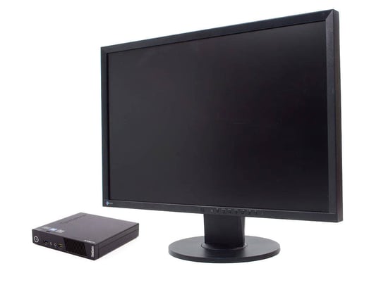 Lenovo ThinkCentre M93p Tiny (GOLD) + 24"  FlexScan EV2436W EIZO FullHD Monitor - 2070499 #1