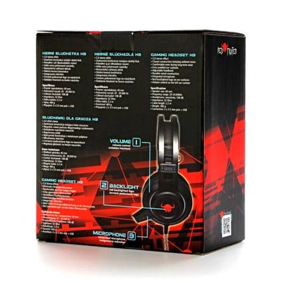 Red Fighter H3, Gaming Headphones with Microphone, 2x 3.5 mm jack + USB Fejhallgató - 1350027 #7