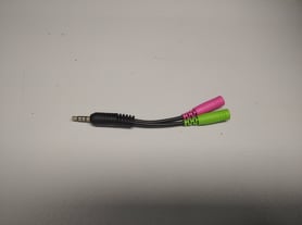 VARIOUS Audio adapter headset 1 x 4 pin > 2 x 3 pin - 12cm