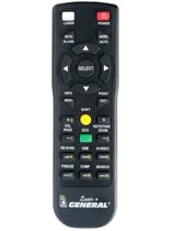 RANDOM General LASER originálny diaľkový ovládač s laserovým ukazovátkom určený pre projektory - 1690014