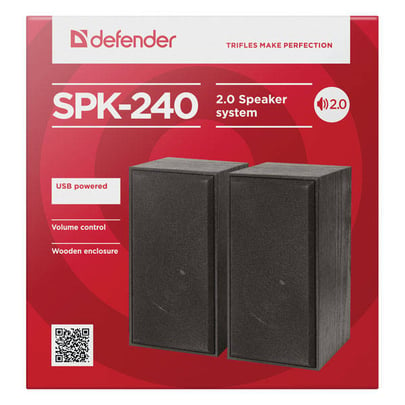 Defender Reproduktor SPK 240, 2.0, 6W, Black, Volume Control, 3,5 Jack, USB - 1840045 #7