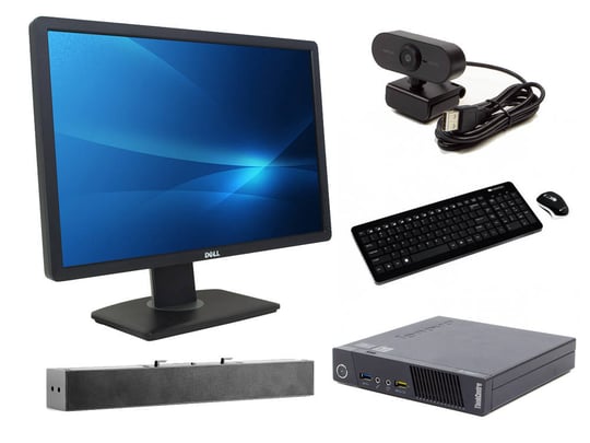 Lenovo Thinkcentre M73 Tiny + 22" Monitor Dell Professional P2213 + Speaker + FullHD Webkamera + Klávesnica a Myš - 2070214 #1