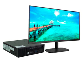 HP EliteDesk 800 G1 USDT + 24" AOC LED AOC 24B2XH-FHD, IPS, HDMI Monitor (Quality New)