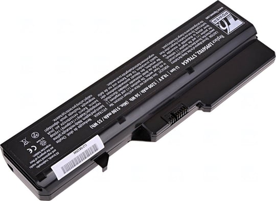 T6 POWER Lenovo IdeaPad G460, G465, G470, G475, G560, G565, G570, G575, 5200mAh, 56Wh, 6cell - 2080214 #1