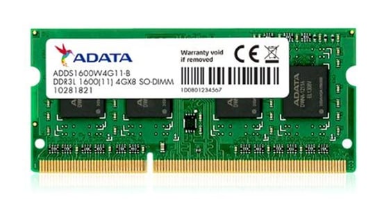 ADATA 4GB DDR3L SO-DIMM 1600MHz RAM NB 1700099 furbify